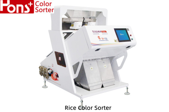 Rice Mill Grain CCD Color Sorter 126 Channels 2 Chutes